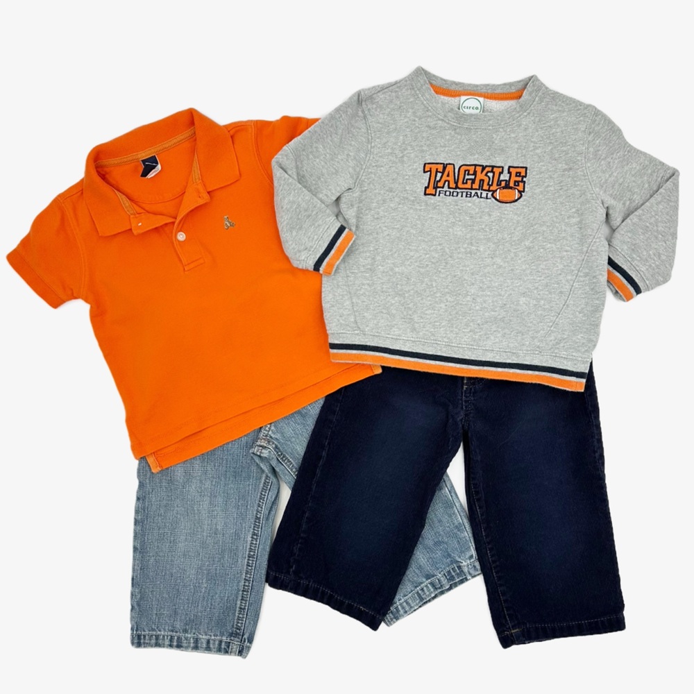 Toddler Boys 4-Piece Outfit Bundle 18–24 Months